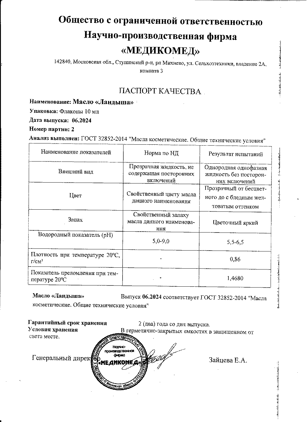 Паспорт №062024